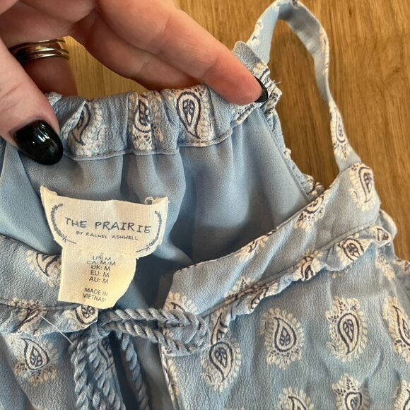 The Prairie Boho Rachel Ashwell Paisley Ruffle Hem Maxi Dress Medium - Picture 10 of 13